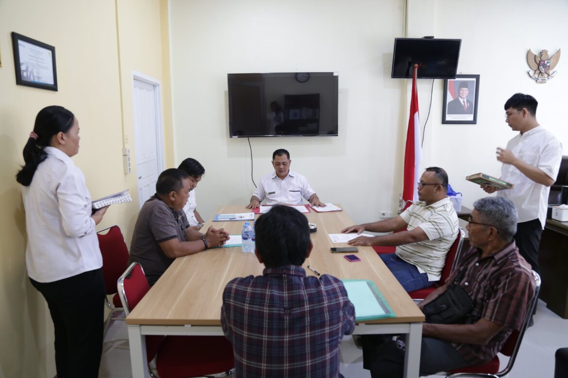 Kantah Bengkayang Gelar Rapat Monitoring dan Evaluasi Program PTSL 2025