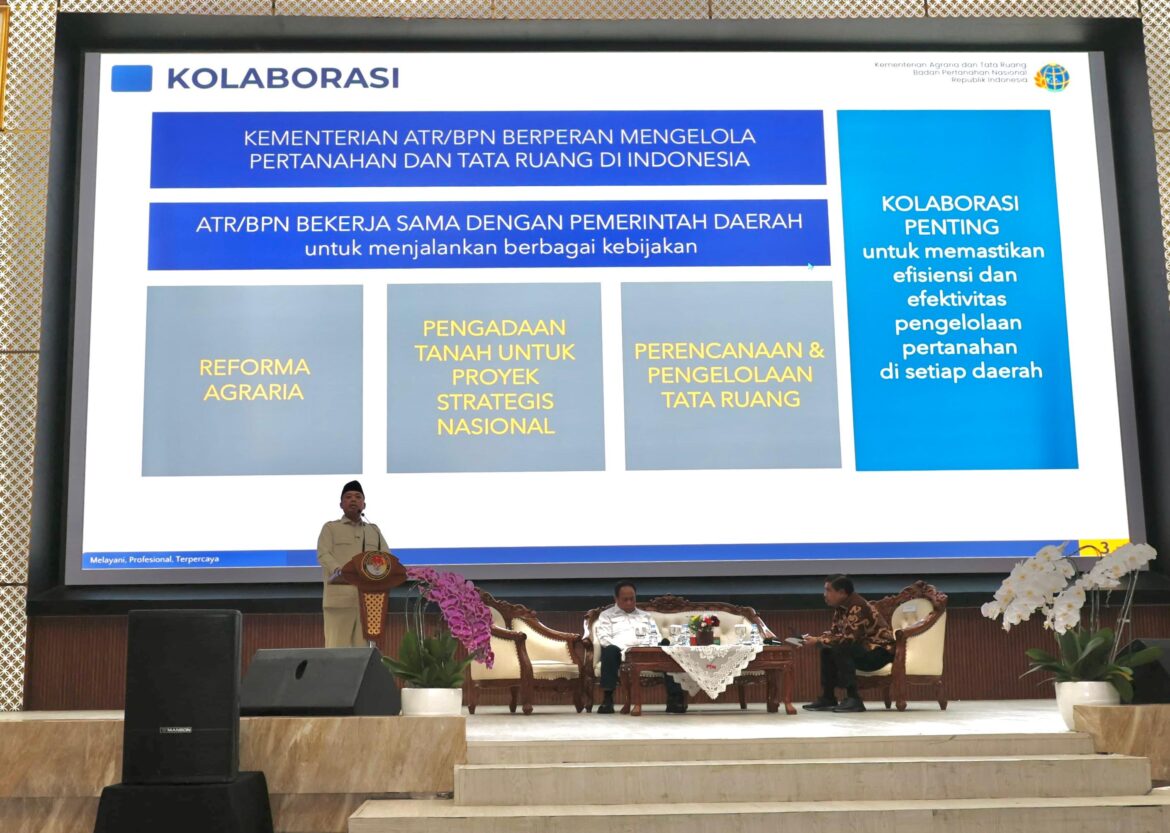Menteri Nusron Bicara Soal Pertanahan dan Tata Ruang di Orientasi Kepemimpinan Kepala Daerah Gelombang II: Kolaborasi dengan Pemda Mutlak