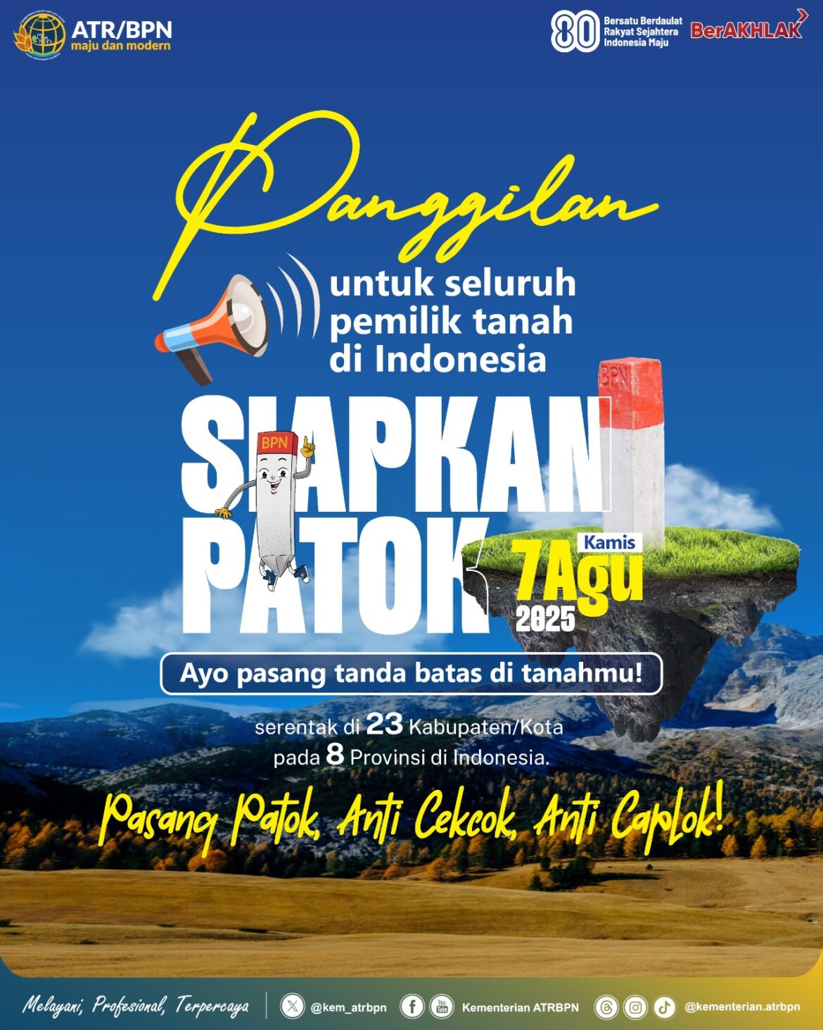 Yuk siapkan patok tanahmu!