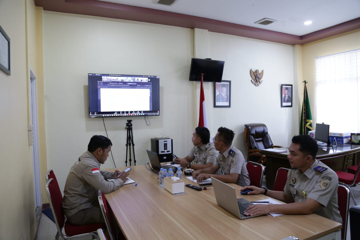 Kantor Pertanahan Kabupaten Bengkayang Ikuti Rapat Pembahasan PDDM Secara Daring