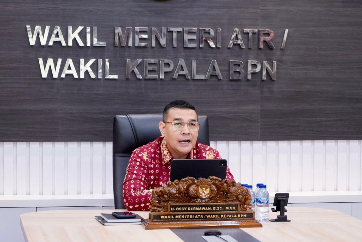 Tunjang Pengelolaan Data Pertanahan dan Tata Ruang, Wamen Ossy Paparkan Potensi Penggunaan AI