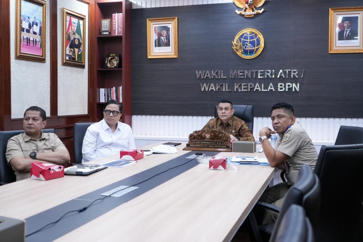 Wamen Ossy Paparkan Dukungan ATR/BPN dalam Rakor Percepatan Rehabilitasi dan Rekonstruksi Pascabencana di Sumatra