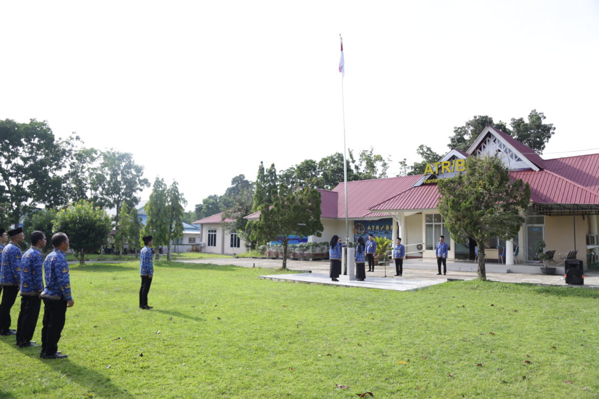 Kantor Pertanahan Kabupaten Bengkayang Gelar Upacara Peringatan Hari Lahir Pancasila Tahun 2026