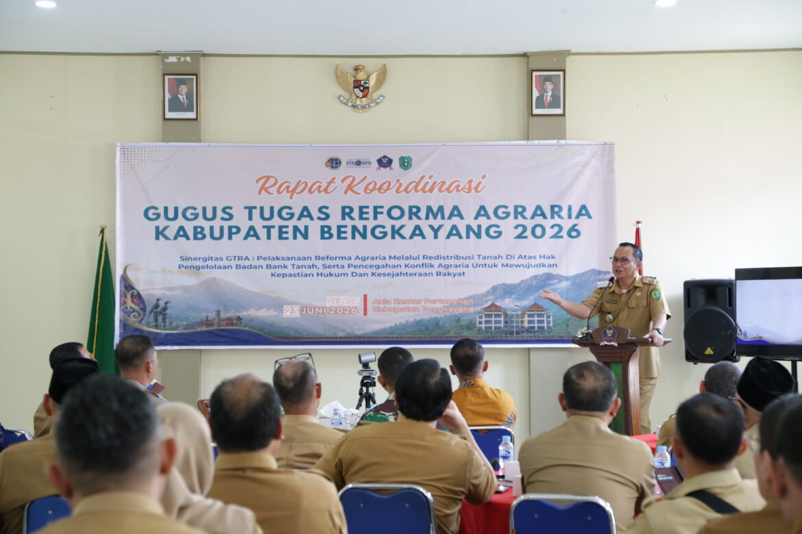 Kantor Pertanahan Kabupaten Bengkayang Gelar Rapat Koordinasi GTRA Tahun 2026