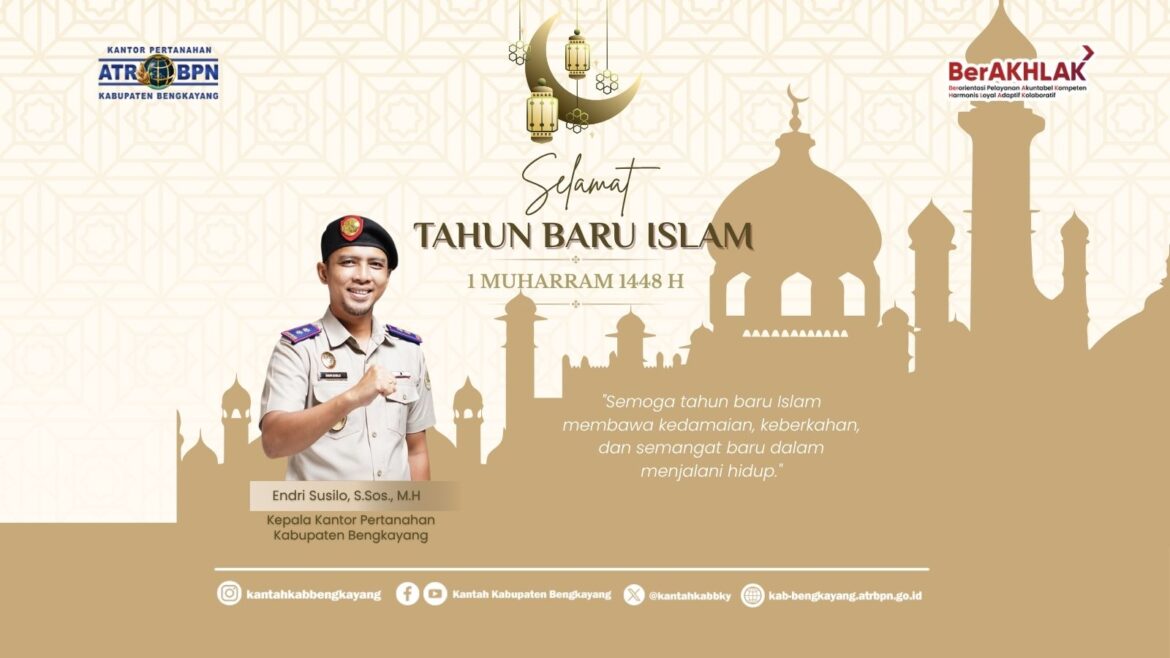 Kantor Pertanahan Kabupaten Bengkayang Peringati Tahun Baru Islam 1 Muharram 1448 Hijriah