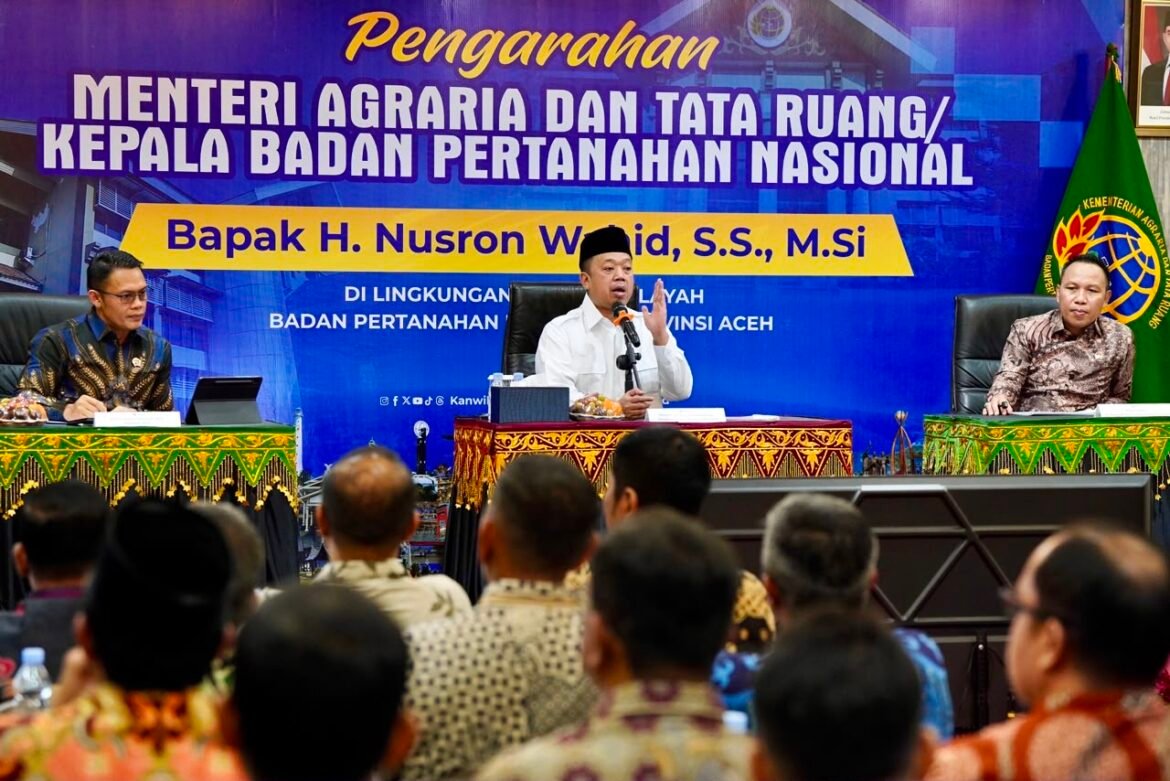 Menteri ATR/Kepala BPN: Transformasi Layanan Pertanahan Harus Berorientasi pada Kepuasan Masyarakat