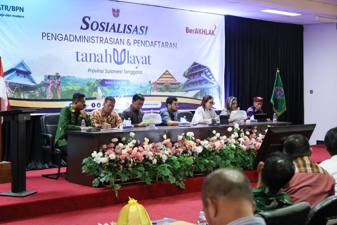 Perlindungan Warisan Masyarakat Adat Kabupaten Buton Diperkuat melalui Pengadministrasian dan Pendaftaran Tanah Ulayat
