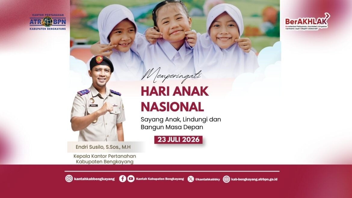Kantah Bengkayang Peringati Hari Anak Nasional 2026