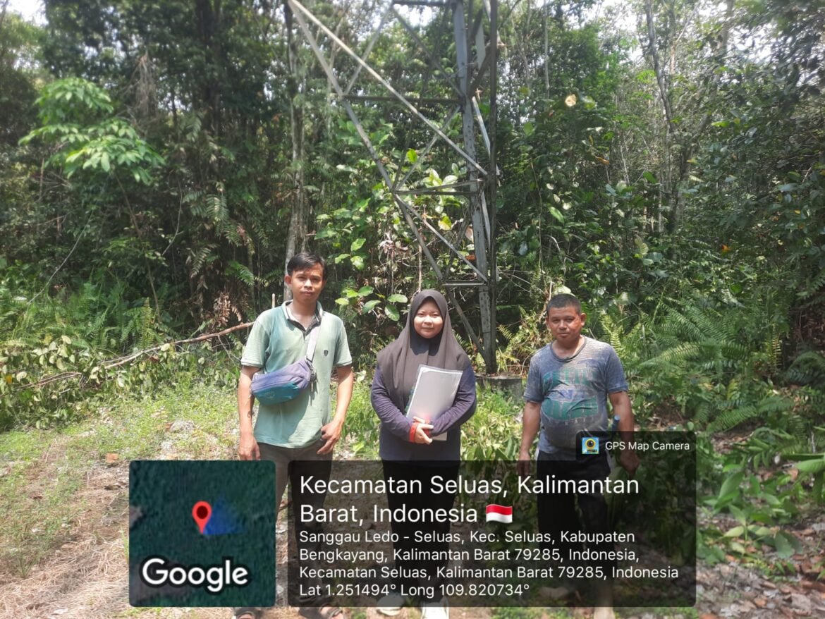 Kantor Pertanahan Kabupaten Bengkayang Laksanakan Pemeriksaan Lapang Sertipikasi Aset PLN di Kecamatan Seluas