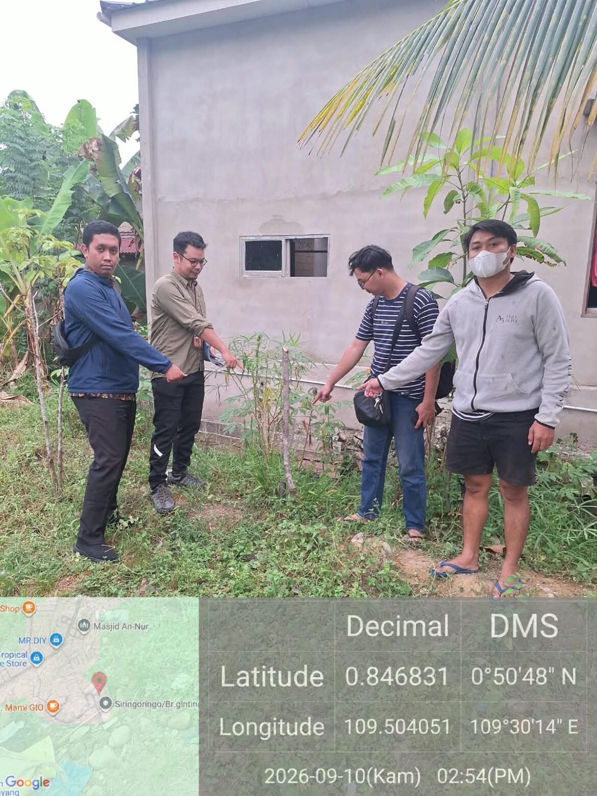 Kantah Bengkayang Laksanakan Pemeriksaan Lapang Hak Milik di Kelurahan Sebalo